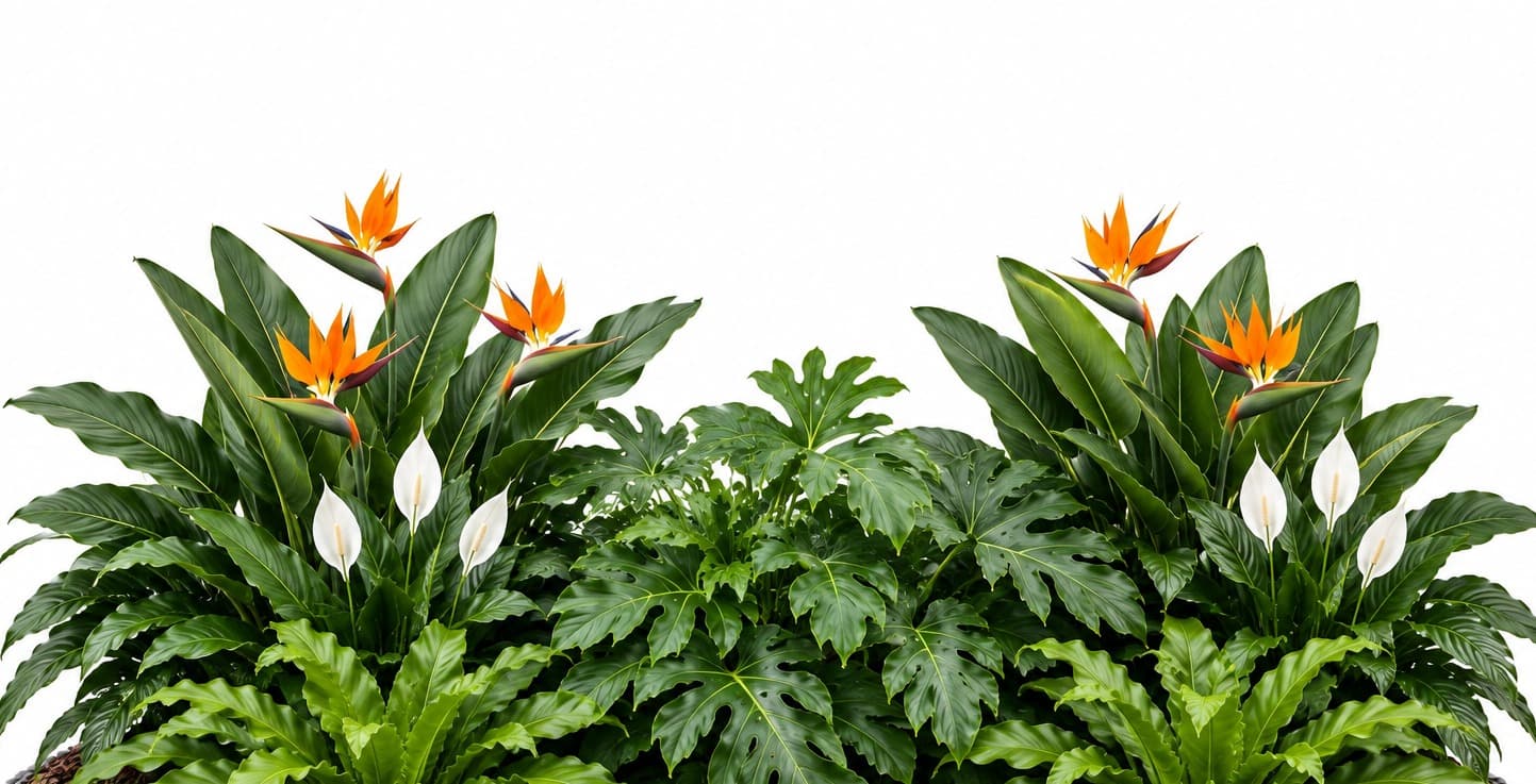 Macizo tropical para semisombra